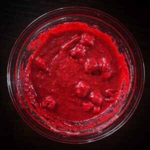 Малиново блонди с колаген - сухи и мокри продукти смесване
