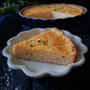 Киш с овче сирене и безглутенова коричка